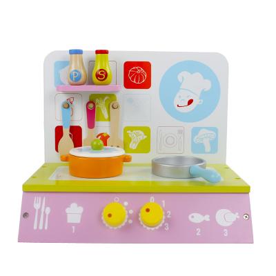 China Educational Toys Role Play Toys Children Simulate Green Mini Hearth Children Favorite Pretend Play Kitchen Toy for sale