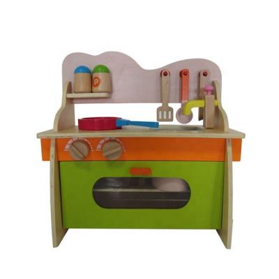 China Educational Toys Children Learning Europe Export Wooden Kids Kitchen for sale