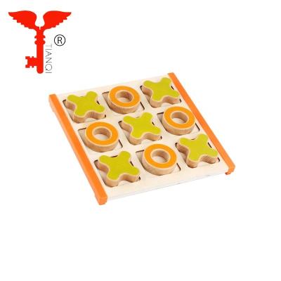 China Wholesale Tic Tac Toe Game Pieces Travel Board XO Wooden Chess Set 23*23*2.5cm for sale