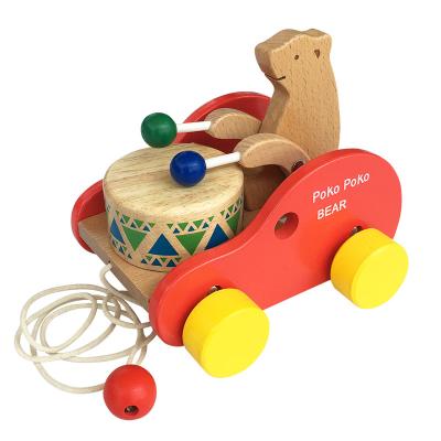 China Wholesale Soft Baby Pulling Wooden Toys Cheap Kids Pulling Wooden Toys, Top Fashion Kids Pulling Wooden Toys for sale