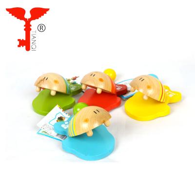 China Child educational percussion instruments/promotion wooden castanets/senior wooden musical toys for sale