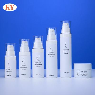 China Personal Skin Care Packaging PET white  plastic Fine mist spray  bottle 35/50/80/100ml   Lean and tall lotion Pump Bottles for cosmetics packaging for sale