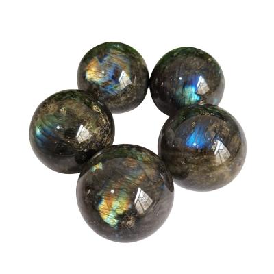 China Customized high quality natural polished labradorite crystal blue sphere from China hot sale for sale