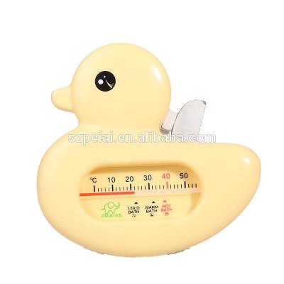 China 100% Lovely Cute BPA Free Plastic Non-Toxic Animal Duck Shaped Water Thermometers Baby Bath Eco-friendly for sale