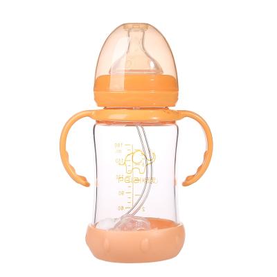 China BPA Free Custom Best Selling Soft Silicone 180mL Baby Bottle Bpa Free Baby Feeding Milk Bottles for sale