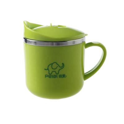 China Free Water Kids Vacuum Stainless Steel Factory Direct Selling Latex Baby Drinking Cup for sale