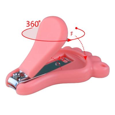 China Durable Foot Shape Private Label Nail Clipper Safety Baby Infant Nail Clippers for sale