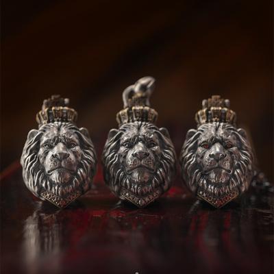 China Vulcan costume jewelry ready to ship Lion King Necklace Pendant charms sterling silver handmade pendants necklace for women&men for sale