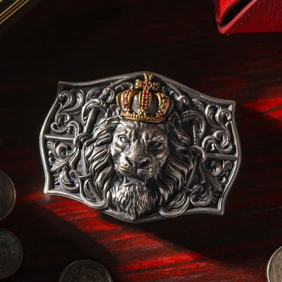 China Clothing Accessories Lion King Belt Buckle for sale