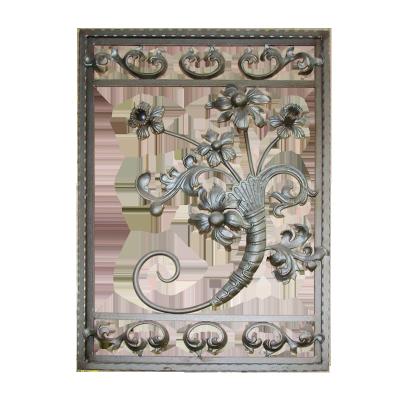 China New Design Easily Assembled Decorative Ornamental Metal Wrought Iron Rosettes for sale