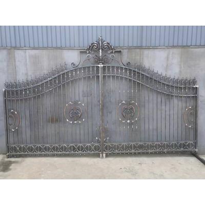 China Easily Assembled Cast Iron Door Grill Design Doors Iron Pipe Door Design Modern Main Wrought Iron Door Grill High Quality Designs for sale