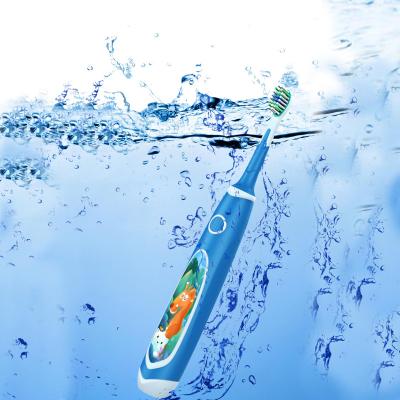 China Replaceable Head Cheapest Silicone Brush Kids Electric Toothbrush Rechargeable Private Label for sale