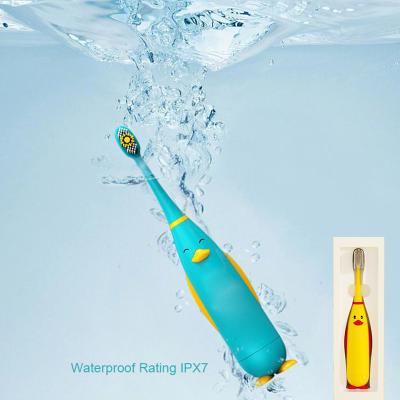 China Cute Portable Children's Electric Toothbrushes Replaceable Head Viable Vibration Brush for sale