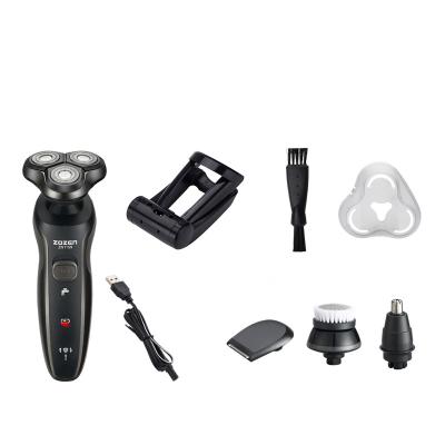 China Triple Blade Shaving Machine Multifunctional Waterproof Portable Electric Shaver for Men's Beard for sale