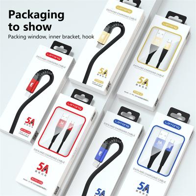 China Hot Selling Type-C Data Transmission 2 In 1 Data Cable Charging C Braided For Phone Usb Charging for sale