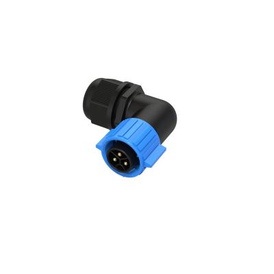 China Automotive Jnicon wholesale 3pin 20ampere push locking 90 degree field assembly connector for sale