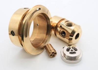 China SGS ODM Brushing Finish H70 CNC Brass Parts for sale