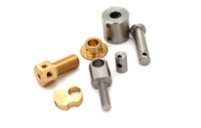 China ISO 9001 Metal Machining Nuts 0.002mm CNC Copper Parts for sale