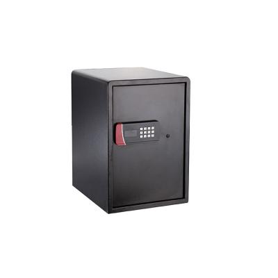 China Home Security Box 1 Layer Black Digital Lock Hotel Safe High Quality Safe Box for sale