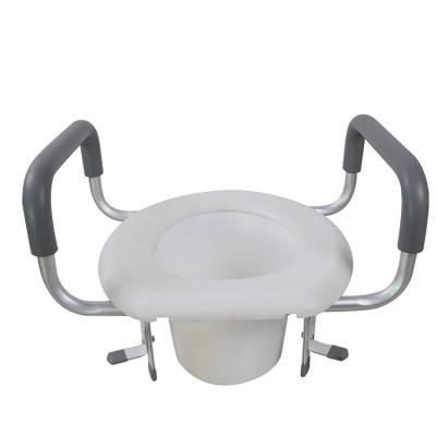 China Washroom Bathroom Toilet Care Commode Seat High Quality Senior Premium Elderly Riser Elevated Toilet Seat for sale