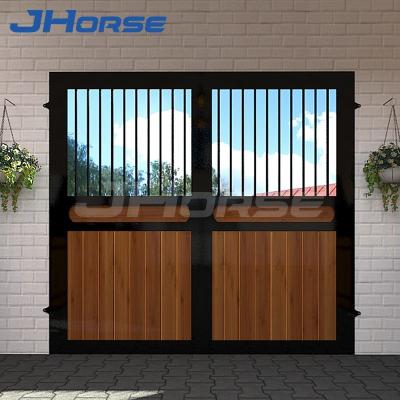 China Revamp Your Horse Barn with Our Exterior Sliding Stall Door 50*50mm Square Tube Frame for sale