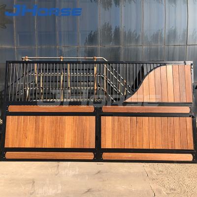 China 2000 KGs Weight Exterior Used Portable Bamboo Board Collapsible Horse Stalls Box Barn Room With Roof for sale