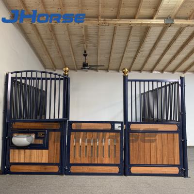 China 3mx2.2m Manufacturers High Resistant Side Door Classic Wholesale Horse Product Horse Stable for sale