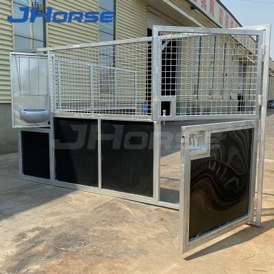 China Temporary Mobile Galvanized Stalls Pvc Portable Outdoor Tempory Horse Stable for sale