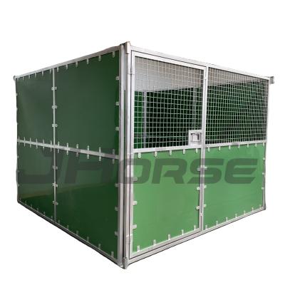 China Easy Installation Portable Temporary Horse Stables Custom Size 3m 3.5m 4m Light Weight Horse Shows and Equestrian Events Stalls for sale