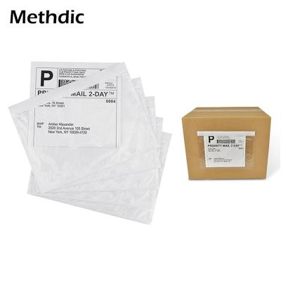 China Waterproof Clear Transparent Packing List Enclosed Invoice Envelopes for sale