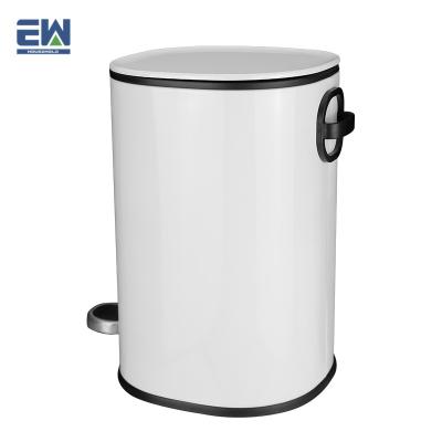 China Modern Waterproof Stylish Modern Waste Collector Bin Classic Pedal Bin Classic Pedal Bin With 5L Bucket Metal Removable Trash Can for sale