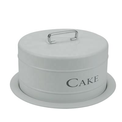 China Hot Sale German Market Unique Bread Box Household Organization Storage Boxes Viable Round Shape Metal Modern Box For Bread Saver for sale