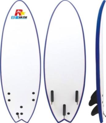 China Unisex Soft SurfboardSoft Surfboard with tail by hot-welding technology no bubble for sale