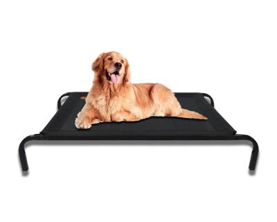 China Breathable Raised Camping Dog Bed with Mesh Fabric for Dogs Outdoor Dog Hammock for sale