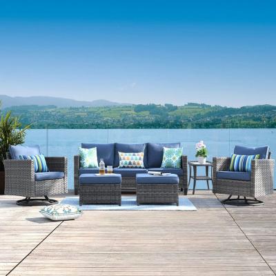 China Modern Contemporary Outdoor Garden PE Rattan/Wicker Sofa Furniture Set for sale