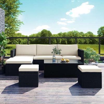 China Waterproof Cane Furniture Cover Cheap Running Outdoor Garden Set Patio Rattan Sofas for sale