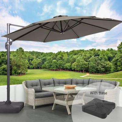 China Factory Sales Promotional Good Quality Modern Parasol Outdoor Umbrella With Stand Commercial Pool Umbrellas for sale