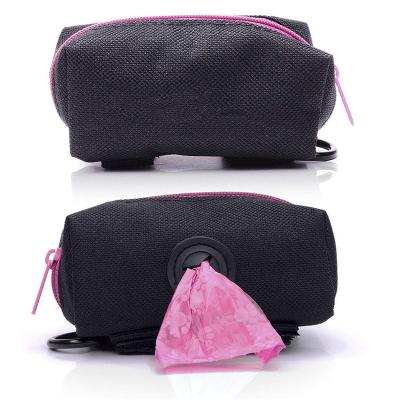 China New Style Sustainable Pet Travel Accessories Custom Portable Zipper Dog Poop Bag Holder Dispenser for sale