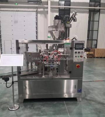 China Pneumatic Multifunctional Food Zipper Bag Packaging Machinery For Preform Bag Packing for sale