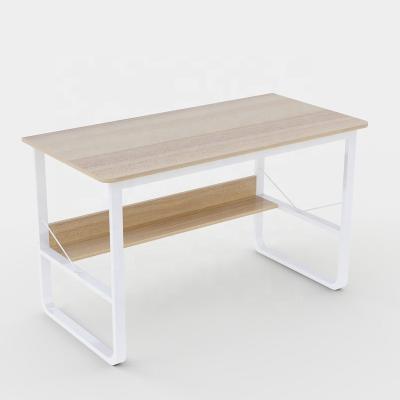 China K/D Modern Wooden Home Office Table Office Furniture Computer Desk Executive Table Metal Steel Office Desk for sale