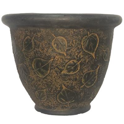 China Decorative Chinese Style Chinese Wholesale Garden Round Large Plastic Planter Pots For Plants for sale