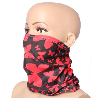 China Lovely Butterfly Pattern FaceMask Neck Cuff For Outdoor Activity 26X50cm etc. for sale