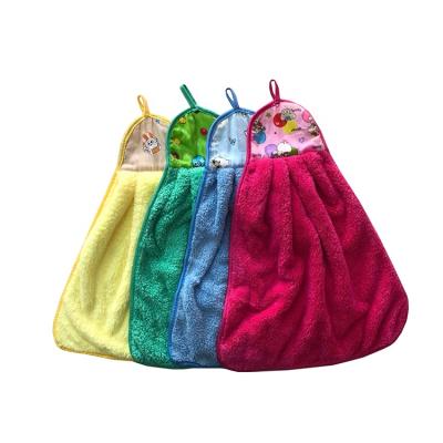 China Superb High Quality Water QUICK DRY Coral Fleece Microfiber Hand Towel Absorbent for sale