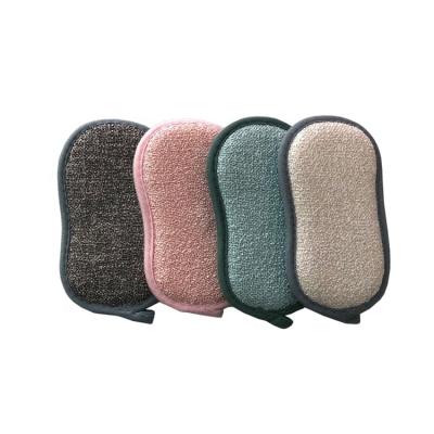 China Best Selling Lint Free Non-Scratch Microfiber Kitchen Sponge Soft Pads Viable for sale