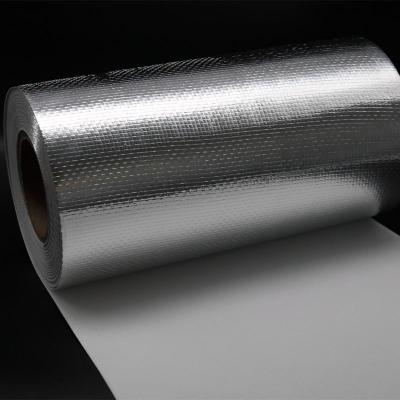 China Contemporary Single Side Aluminum Fabric Laminated Woven Insulation Backed Aluminum Fabric Foil 100% Polyester Fabric for sale