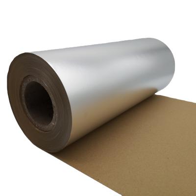 China Insulation Coating Side Material Aluminum Film Laminated Kraft Paper Laminated Roll for sale