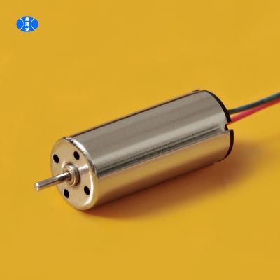 China High Efficiency Totally Enclosed 8520 Coreless Totally Enclosed 8mm Brushed Motor 8.5x20mm Diameter for sale