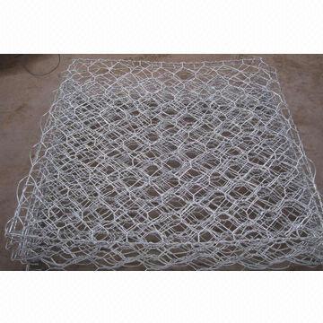 China Gabion Baskets, 80 x 100mm Opening for sale