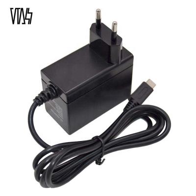 China ABS High Speed ​​Fast Charger For Nintendo Switch Game Console AC Adapter Power Supply With Type C Charging Cable for sale