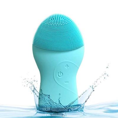 China Silicone Facial Cleanser Electric Silicone Face Cleaner DEEP CLEANSING Clean Brush for sale